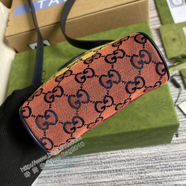 Gucci新款包包 古馳GG Marmont系列斜挎包 Gucci彩色布小包 658659  ydg3238